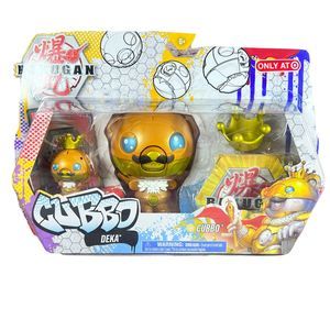 Bakugan Gold King Jumbo Cubbo Deka Target Exclusive 2 Figures BakuCores & Cards